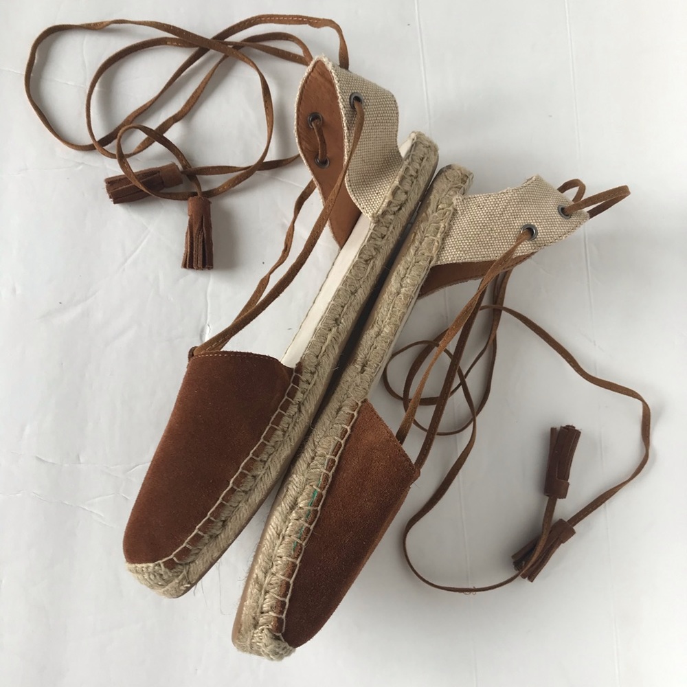 Brown suede leather  sandals size 11 J JILL New